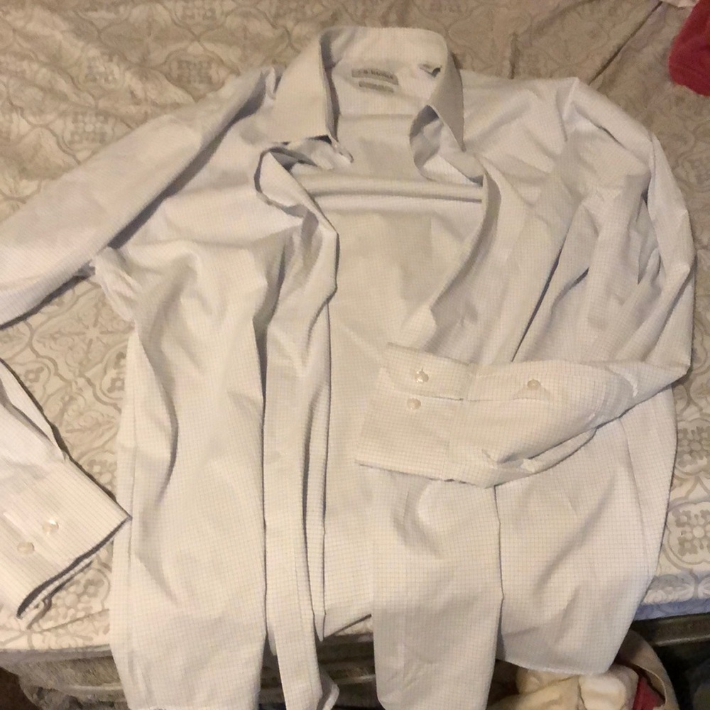 men’s 32/33 j.m. haggar button up